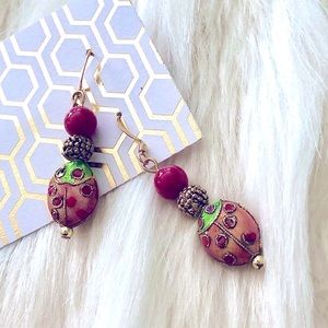 Ladybug Cloissone’ Dangly Earrings!!!